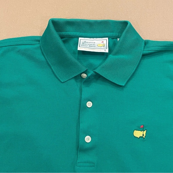 Masters Green Cotton Polo Size Large - Picture 3 of 8